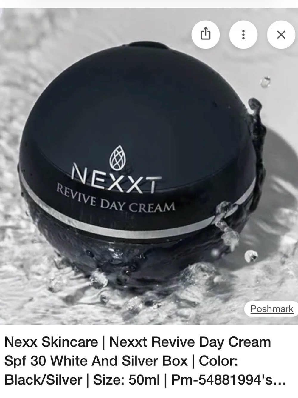 Nexxt Revive Day Cream SPF 30 — Black